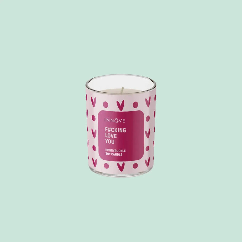 F#cking Love You Soy Candle - Honeysuckle - Innove - Image 1