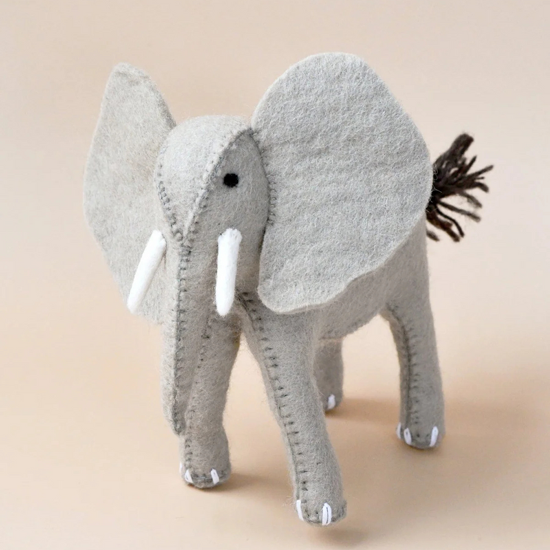 Felt Elephant Soft Toy - Tara Treasures - Image 1