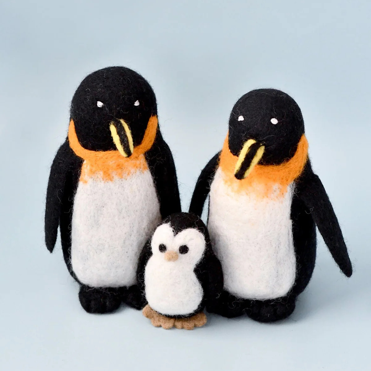 Felt Penguin Family - Set of 3 - Tara Treasures - Image 1