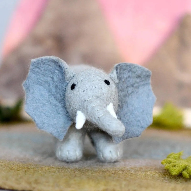 Felt Safari Elephant Toy - Tara Treasures - Image 1