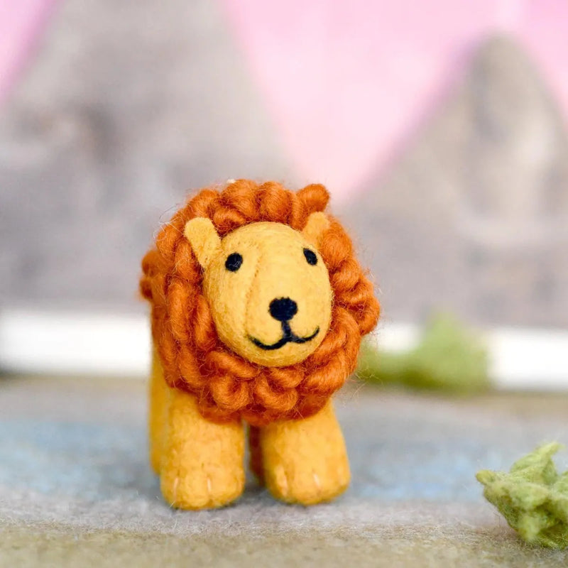 Felt Safari Lion Toy - Tara Treasures - Image 1