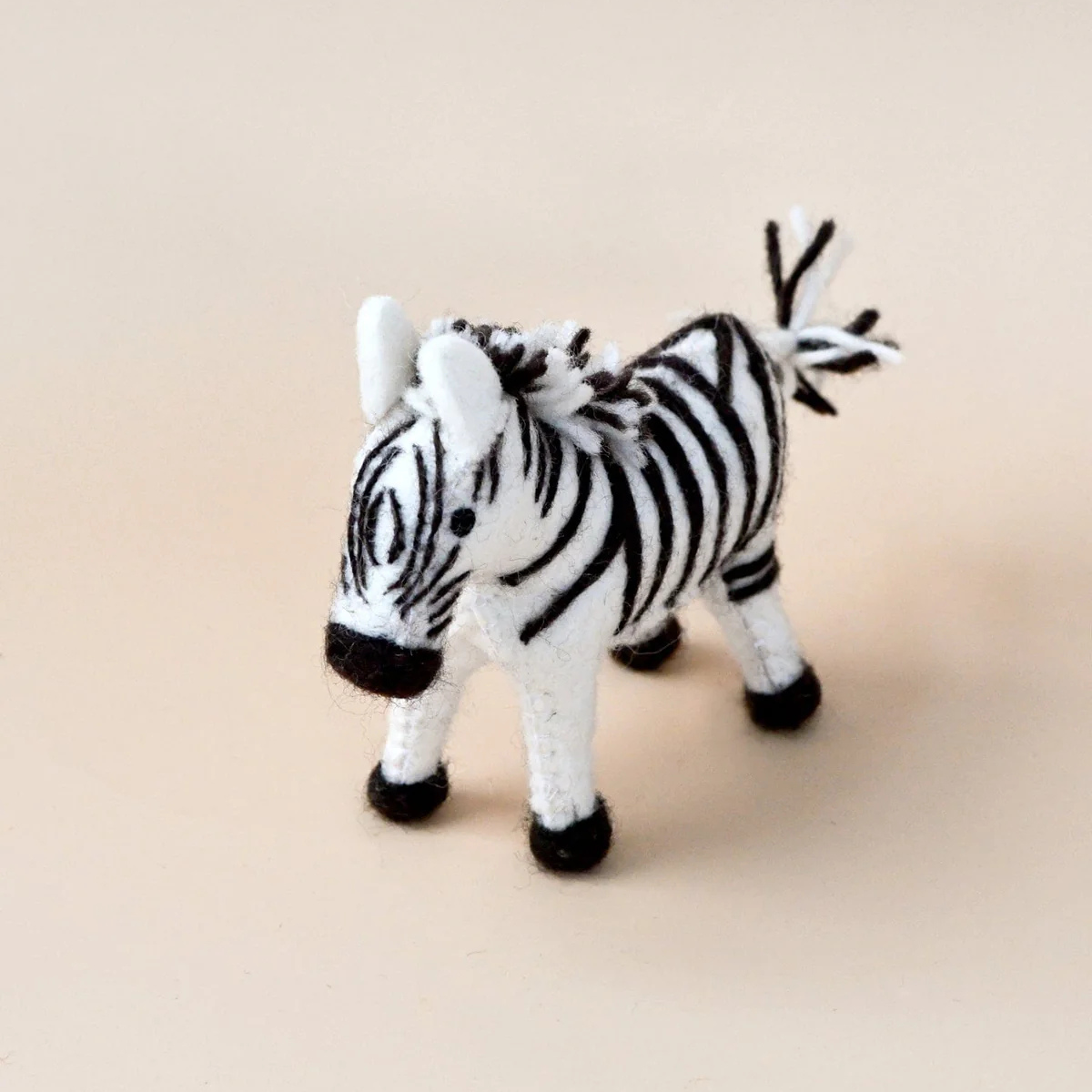 Felt Zebra Soft Toy - Tara Treasures - Image 1