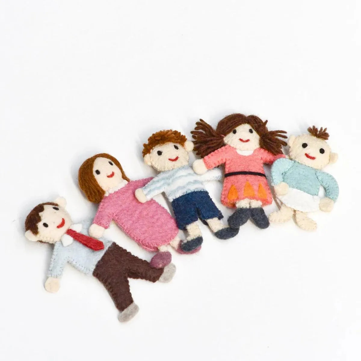 Finger Family - Felt Finger Puppet Set - Tara Treasures - Image 2