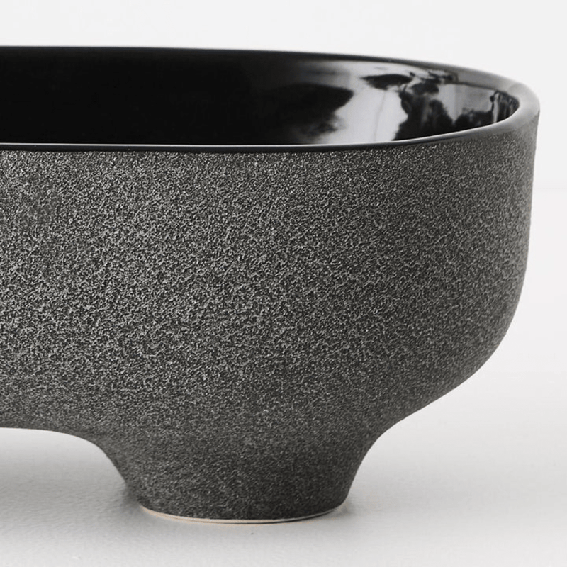 Floral InteriorsBowl Pilu Footed - Black