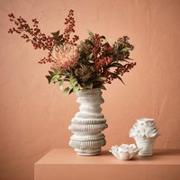 Floral InteriorsCandle Holder Claudia - White