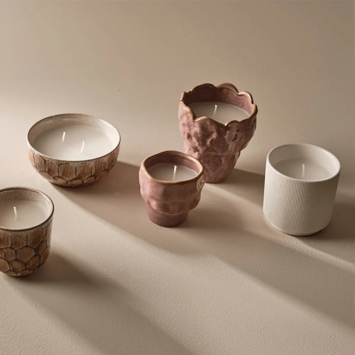 Floral InteriorsCandle Mae - Pink