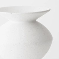 Floral InteriorsKenji Flared Vase - White Sand
