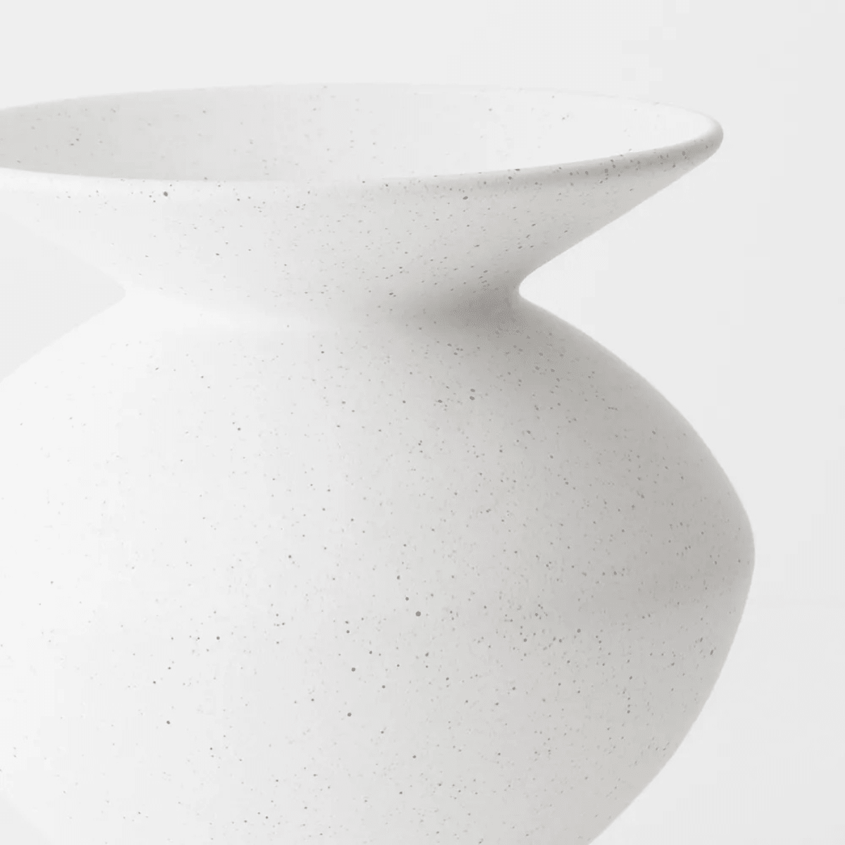 Floral InteriorsKenji Flared Vase - White Sand