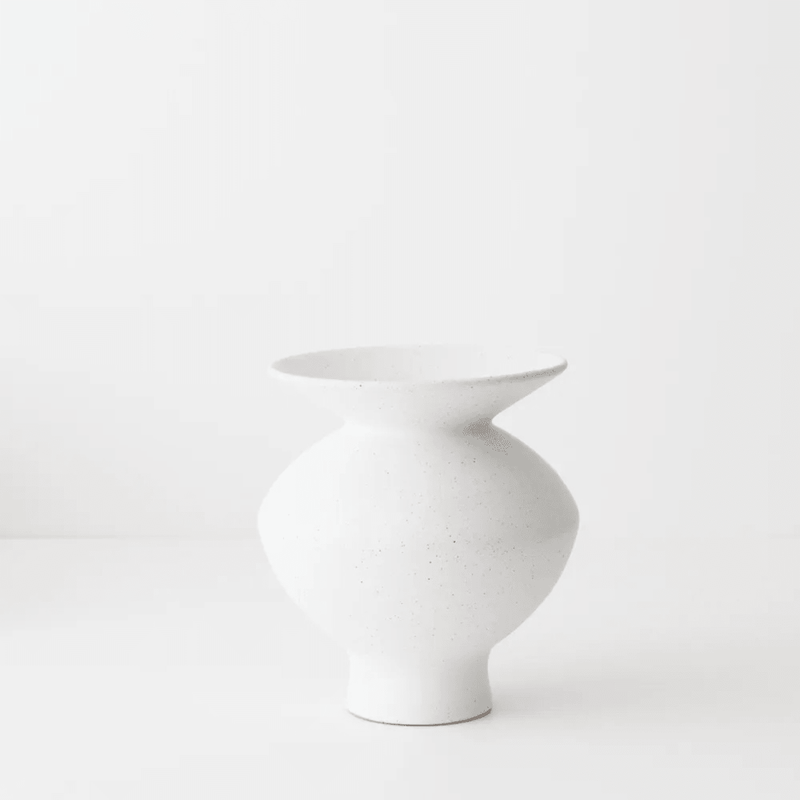 Floral InteriorsKenji Flared Vase - White Sand