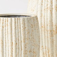 Floral InteriorsPot Neptuno | Cream Splash Set Of 2