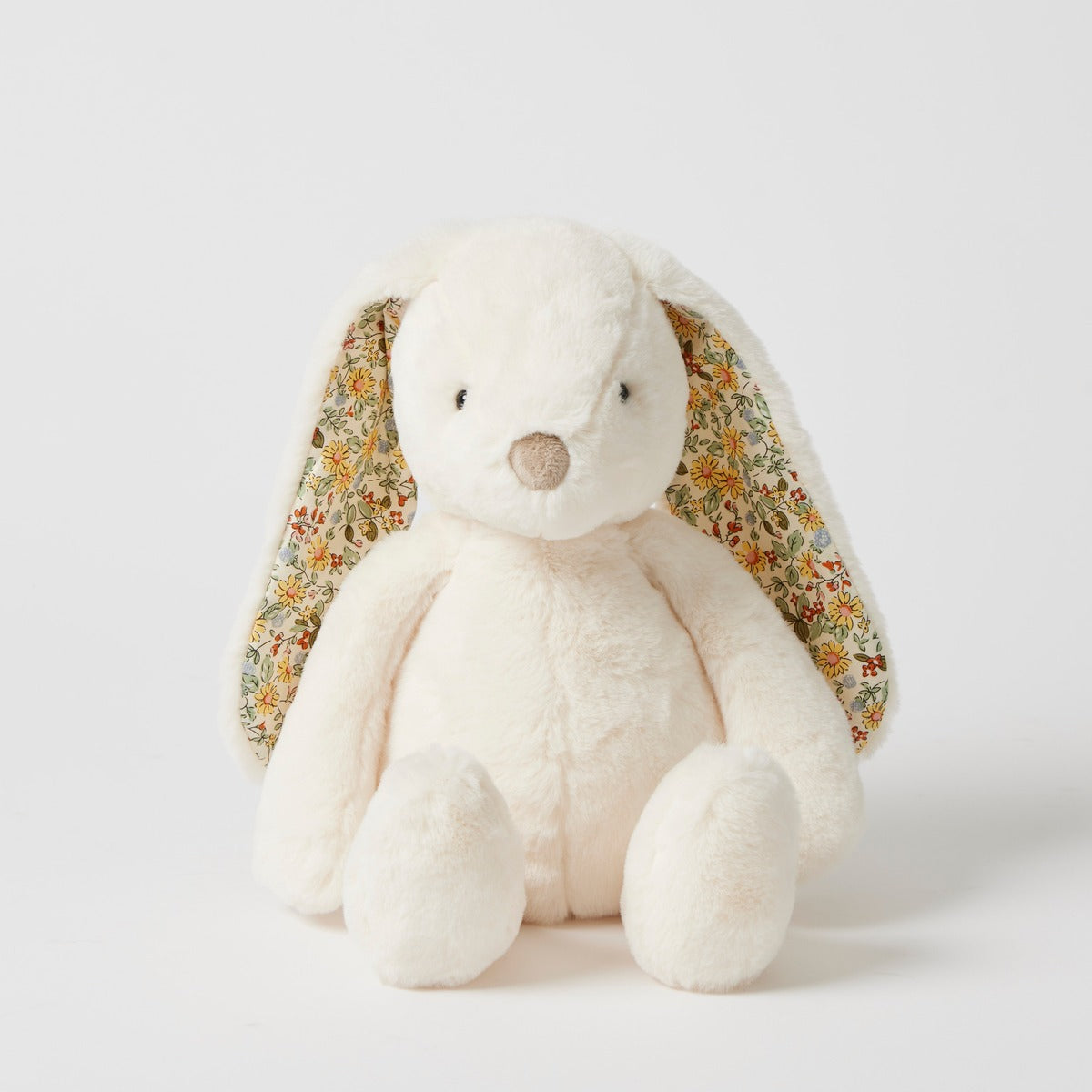 Floral White Bunny Medium