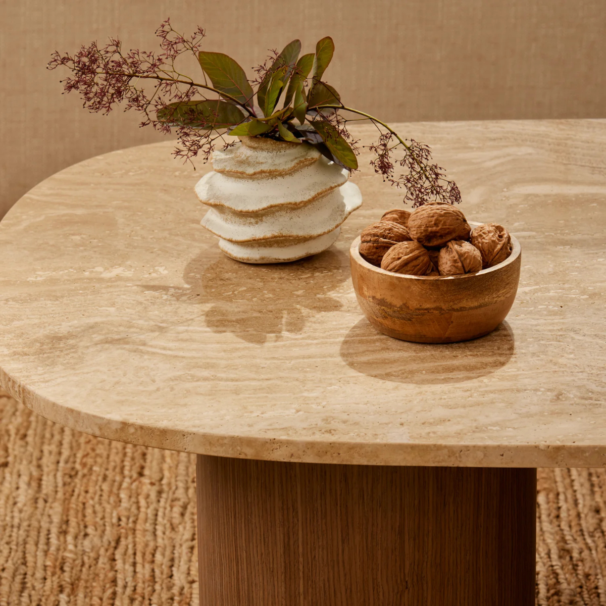 Fossil Taupe Bud Vase Short - Madras Link - Image 2