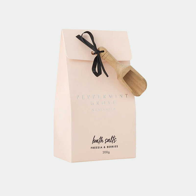 Freesia & Berries Bath Salts - 200g - Peppermint Grove - Image 1