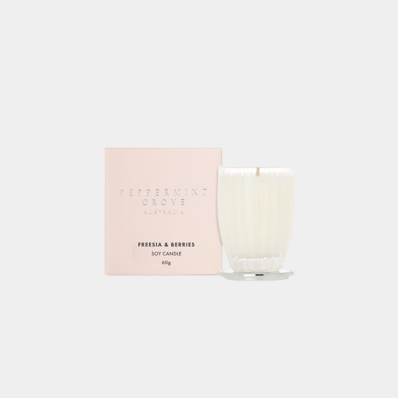 Freesia & Berries Candle - 60g - Peppermint Grove - Image 1