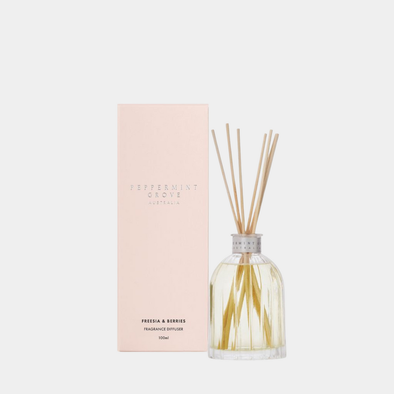 Freesia & Berries Diffuser - 100ml - Peppermint Grove - Image 1