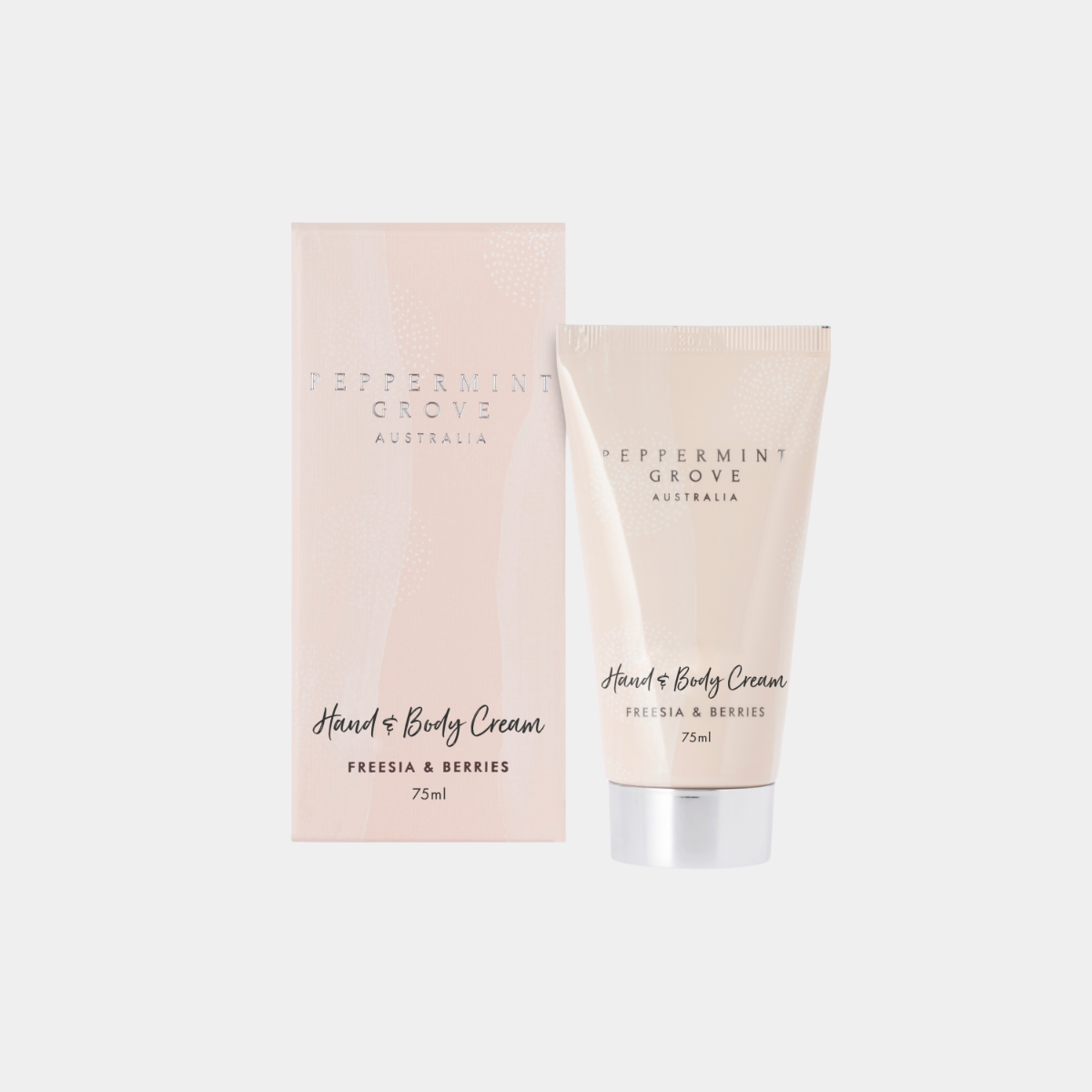 Freesia & Berries Hand Cream - 75ml - Peppermint Grove - Image 1