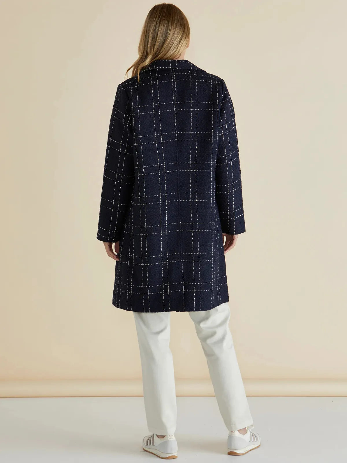 Genevieve Coat - Gold/Navy - Betty Basics - Image 2