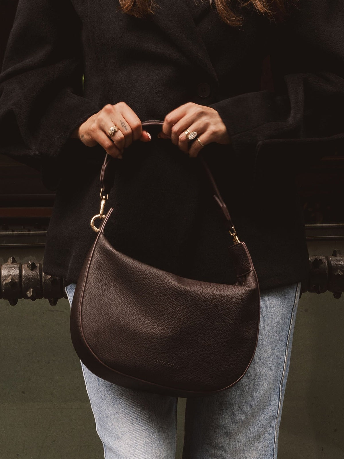Georgina Shoulder Bag - Chocolate
