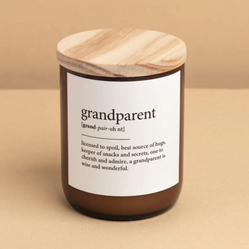 Grandparent - Dictionary Candle - Commonfolk Collective - Image 1