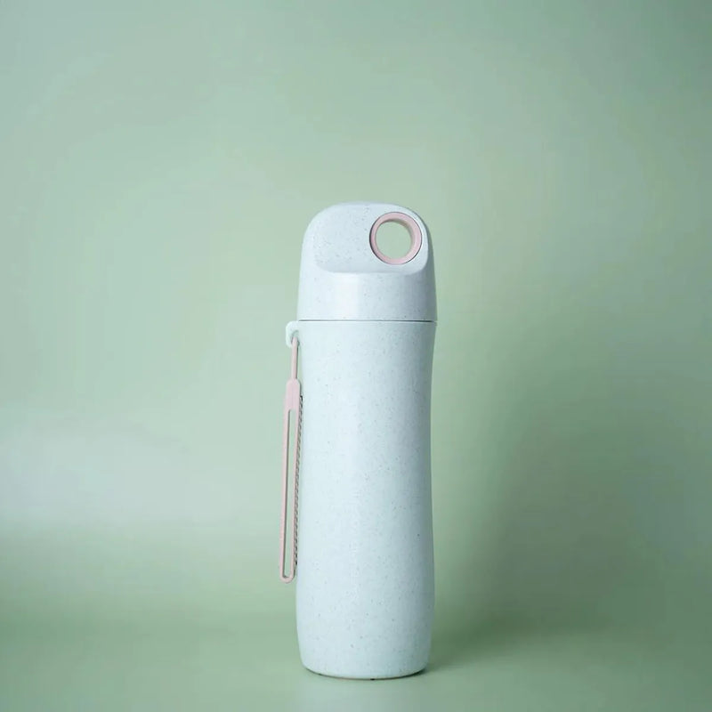 Grano Wheat Straw Bottle - Mint - Sage & Cooper - Image 1