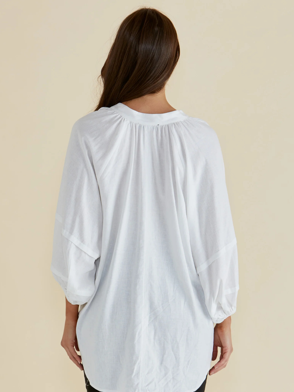 Grazia Blouse - White - Betty Basics - Image 3
