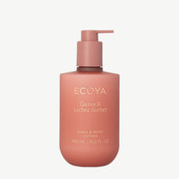 Ecoya Guava & Lychee Sorbet Bathroom Edit