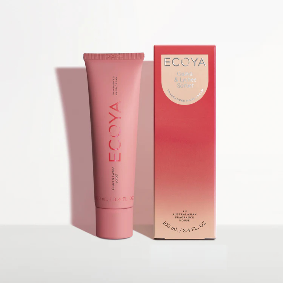Guava & Lychee Sorbet Hand Cream - Ecoya - Image 1