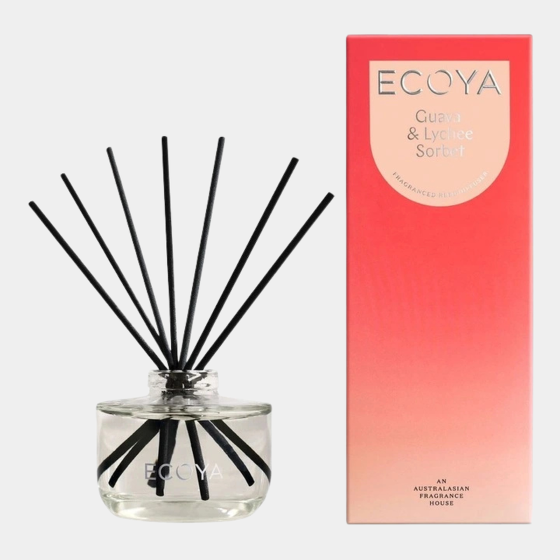 Guava & Lychee Sorbet Reed Diffuser - Ecoya - Image 1