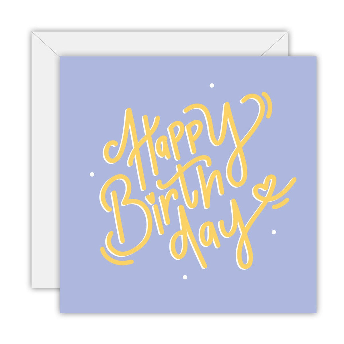 Hand Lettered - Happy Birthday