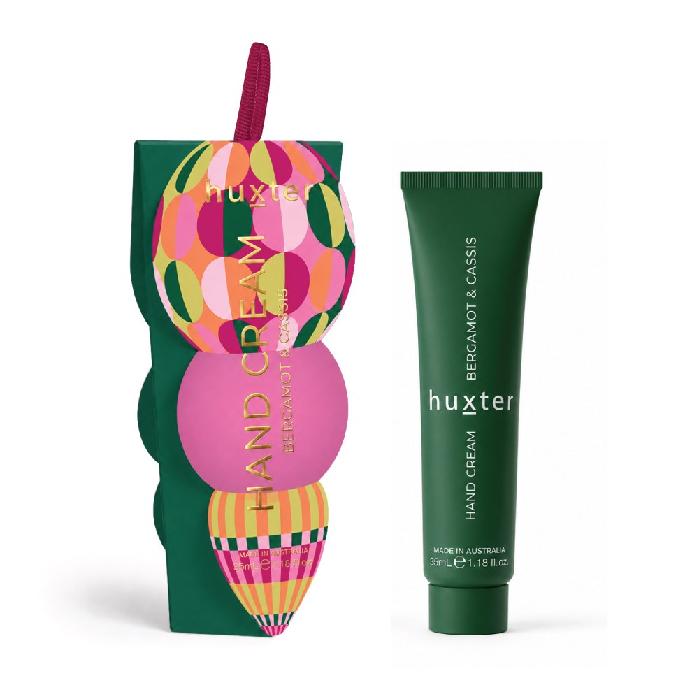 Huxter Hanging 35ml H'Cream, Circles, Adorned Xmas, Bergamot & Cassis