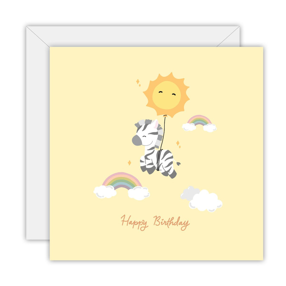 Happy Birthday - Zebra