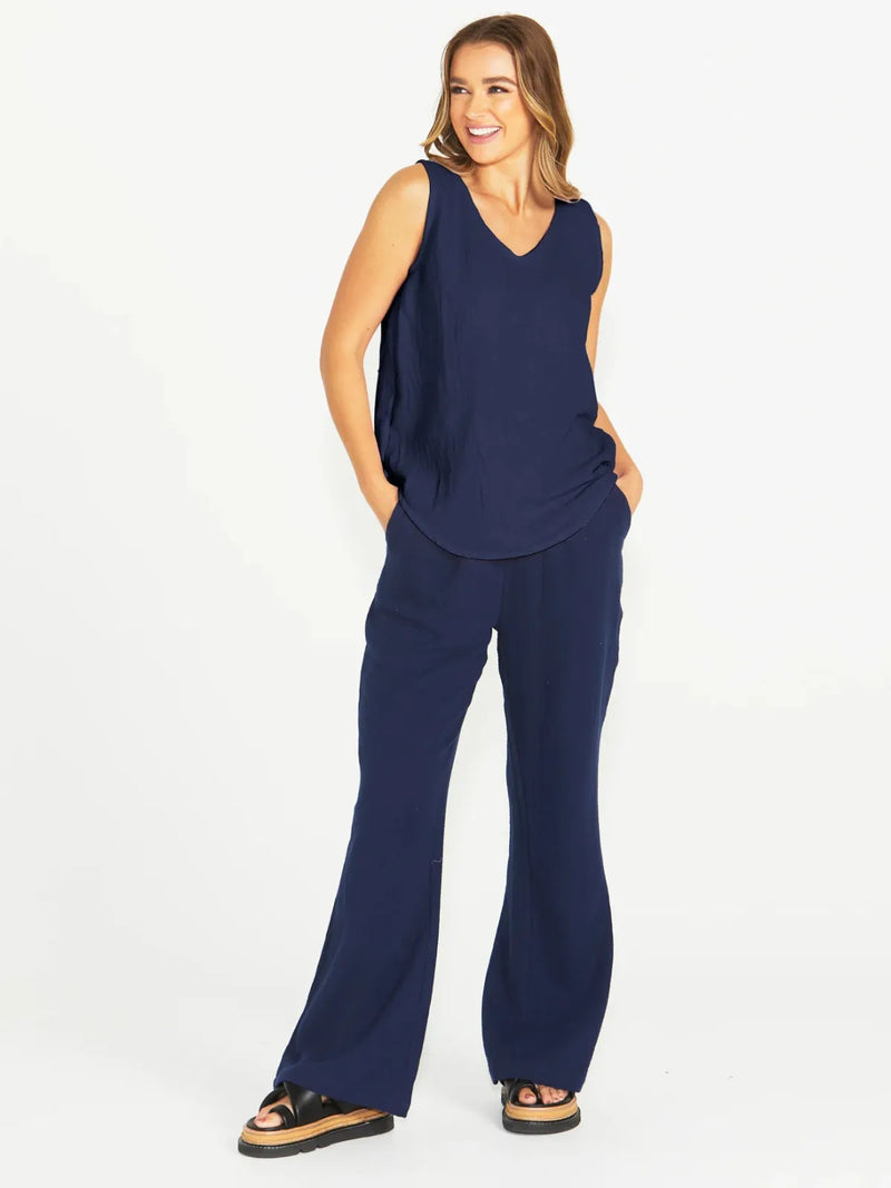 Henny Pants - Navy - Sass - Image 1