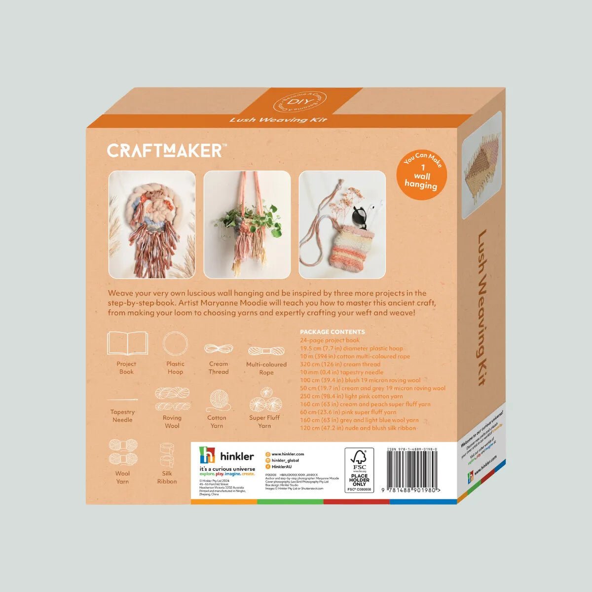 HinklerCraft Maker Lush Weaving Kit
