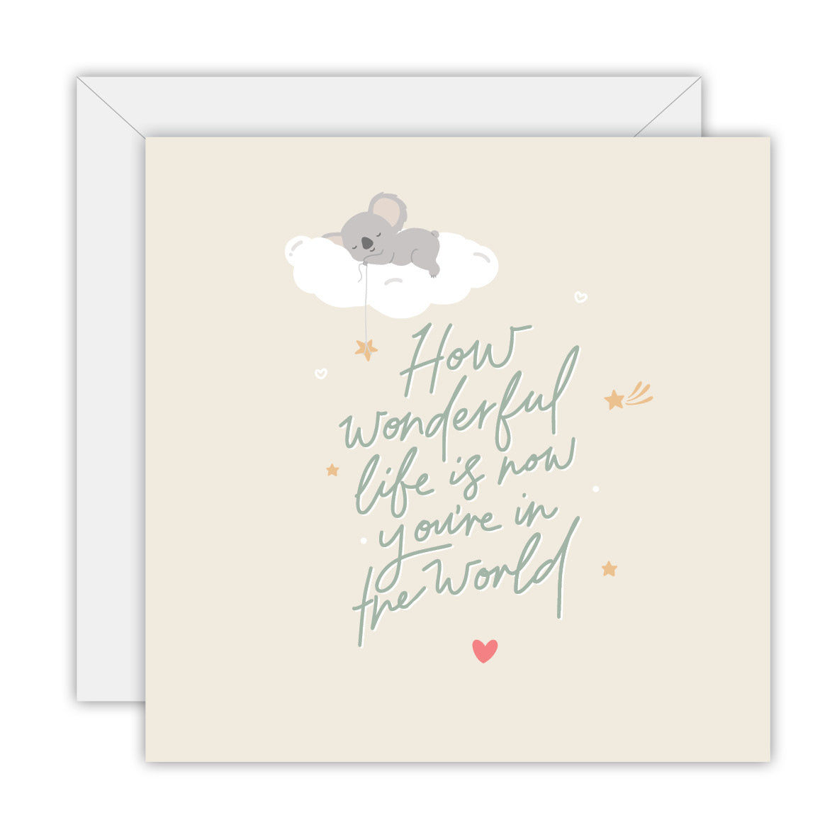 To The Moon & Back Prints How Wonderful Life Is card