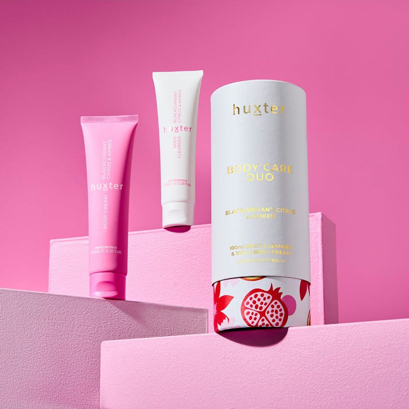 HuxterBody Care Duo 100ml | Blackcurrant, Citrus & Amber
