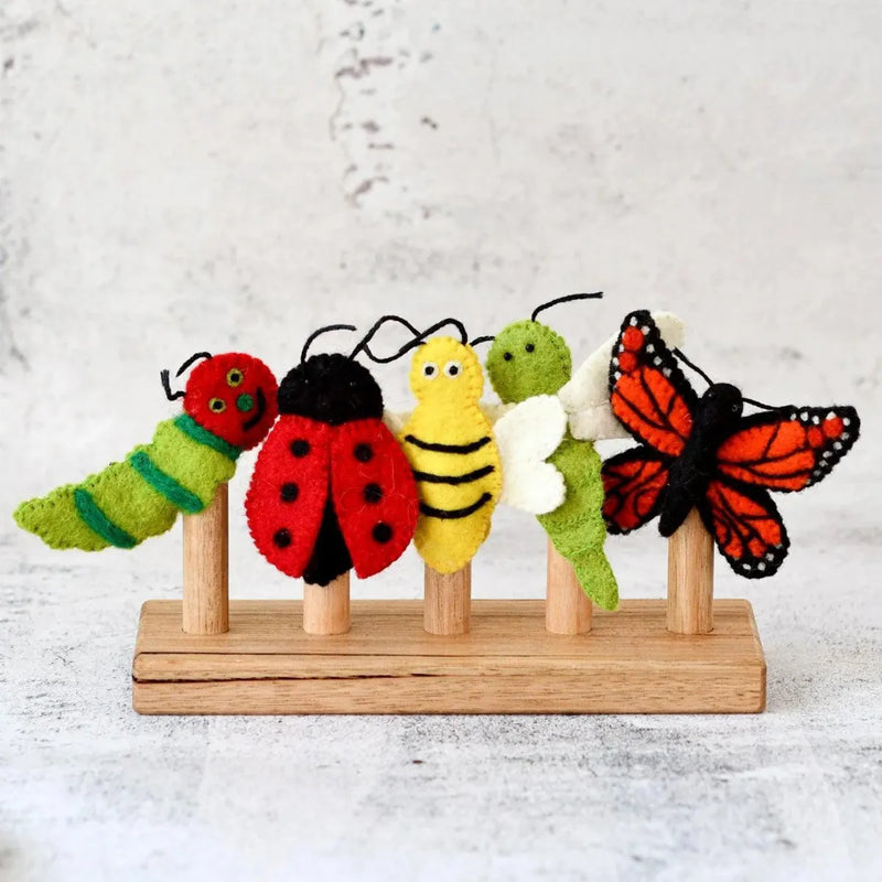 Insects and Bugs - Finger Puppet Set - Tara Treasures - Image 1