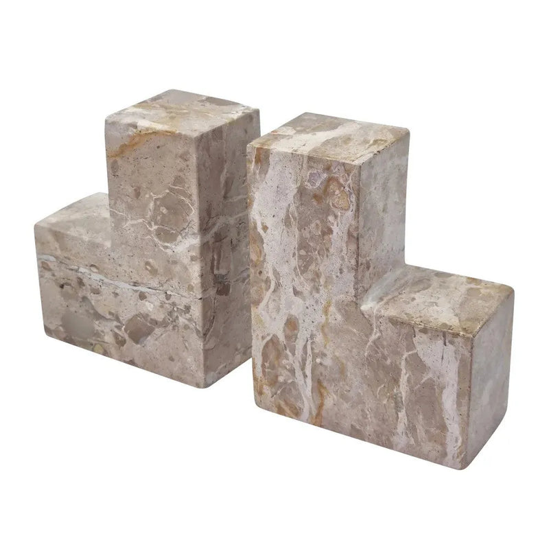 Isabella Set of 2 Book Ends - Rectangle - J.Elliot - Image 1