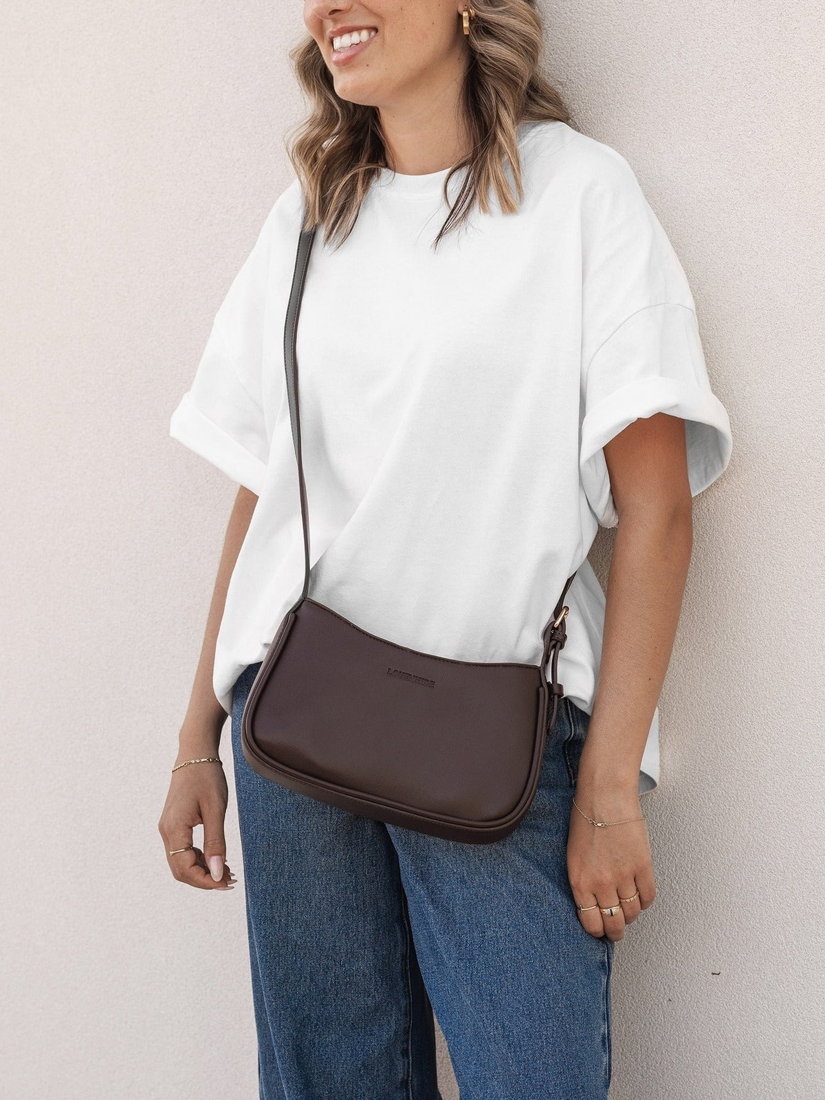 Ivy Shoulder Bag - Chocolate
