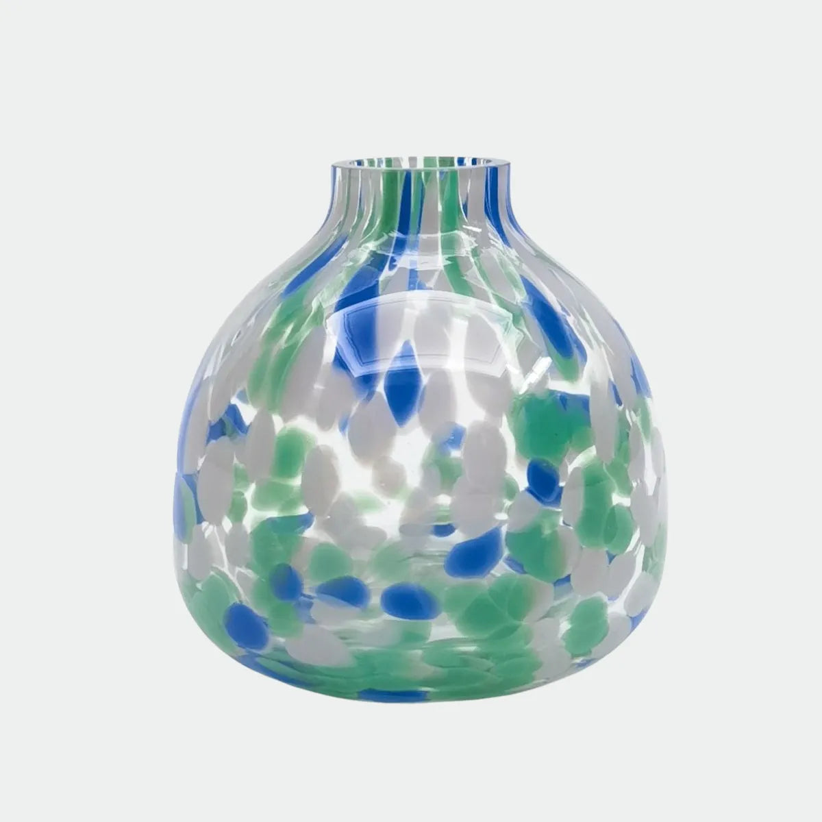 Jaslyn Speckle Vase - Green & Blue - Urban Products - Image 1