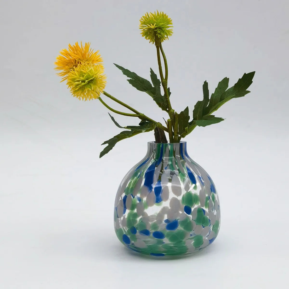 Jaslyn Speckle Vase - Green & Blue - Urban Products - Image 3