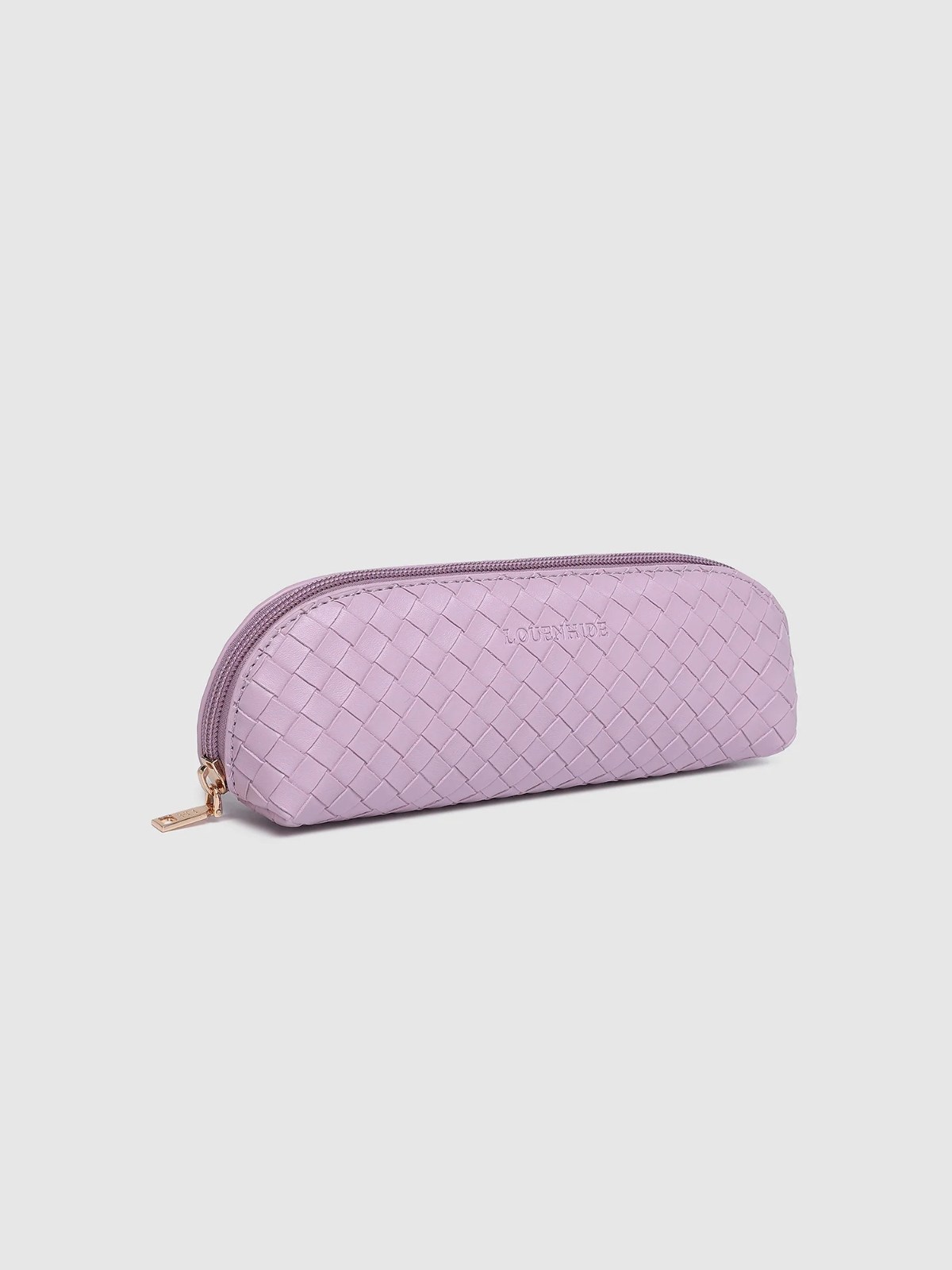 Jayne Woven Makeup Bag - Lilac - Louenhide - Image 2