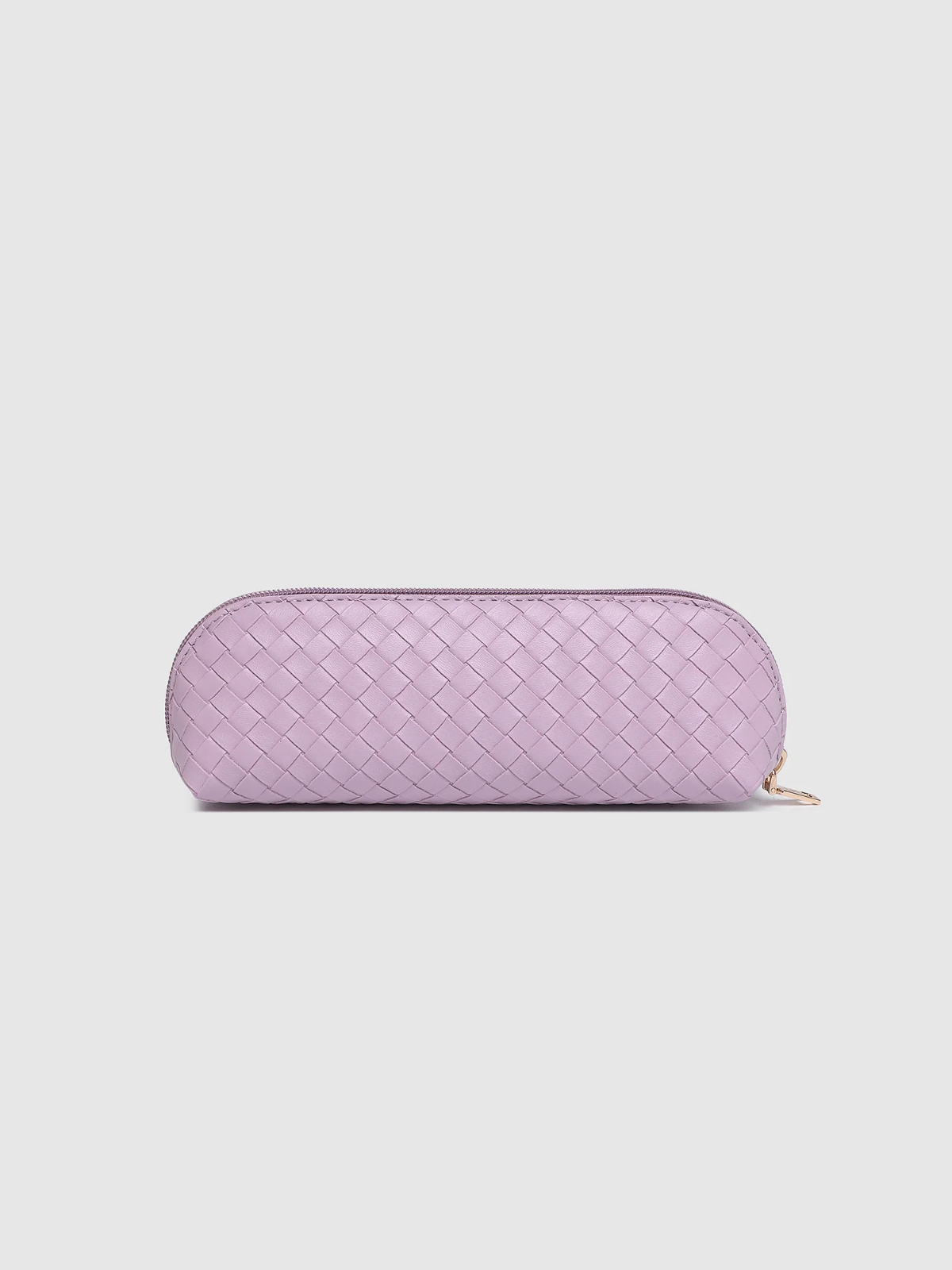 Jayne Woven Makeup Bag - Lilac - Louenhide - Image 3