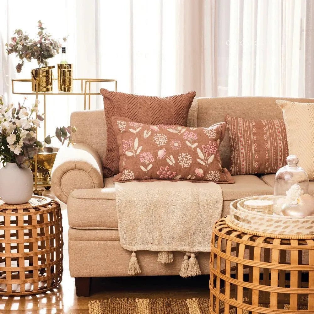 J.ElliotChevvy Cushion - Warm Taupe