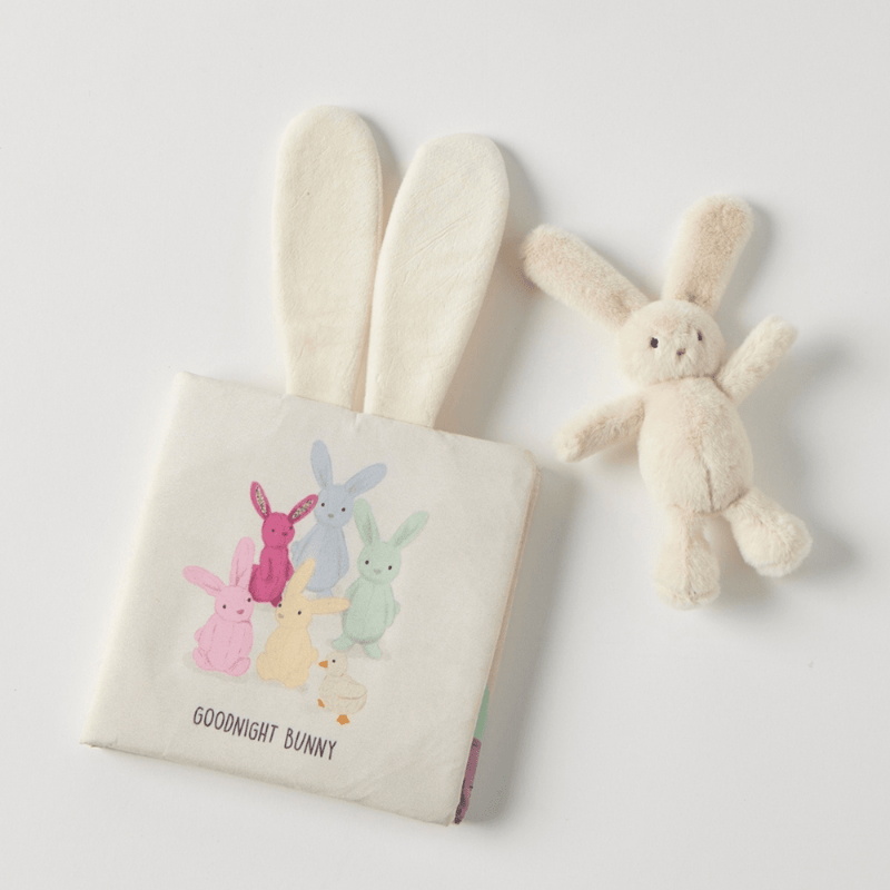 Jiggle & GiggleActivity Fabric Book & Toy Set - Goodnight Bunny