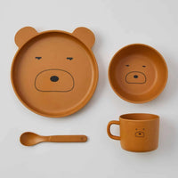 Jiggle & GiggleBamboo Dinner Set - 4pcs