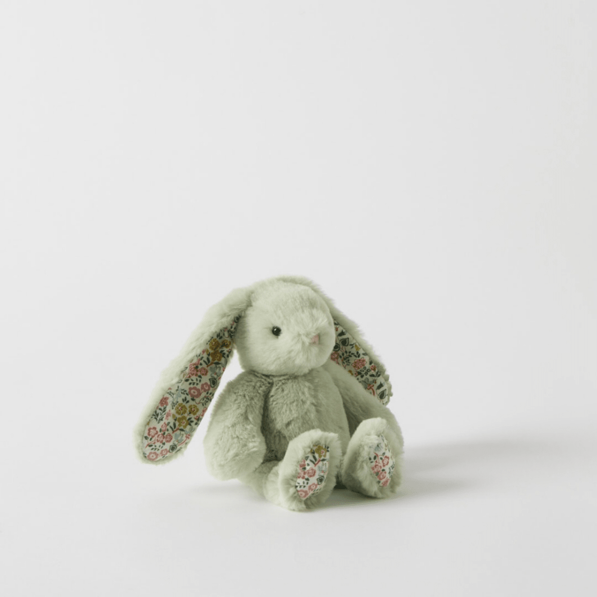 Jiggle & GiggleFloral Mint Bunny Rattle