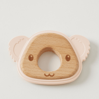 Jiggle & GiggleRiley Koala Silicone Teether - Peach