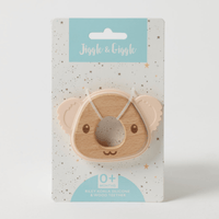 Jiggle & GiggleRiley Koala Silicone Teether - Peach