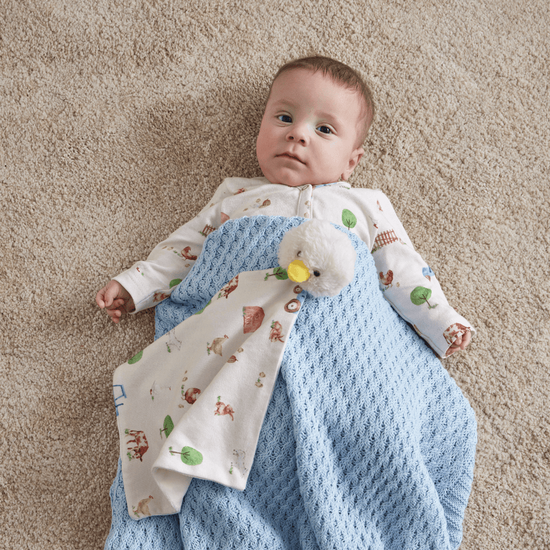 Jiggle & GiggleRomper and Comforter Set - Barnyard Babies