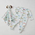 Romper and Comforter Set - Trucking Along